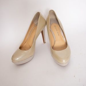 Gianni Bini Iridescent Cream Stiletto Heels